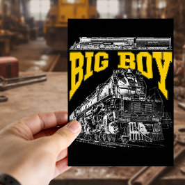 Big Boy 4014 Union Pacific Klasse 4000. Dampflok. Postkarte