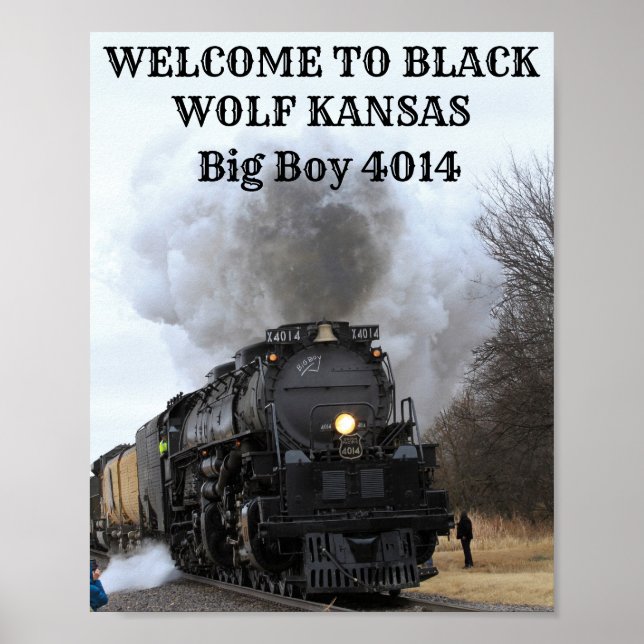 Big Boy 4014 willkommen in Kansas Poster (Vorne)