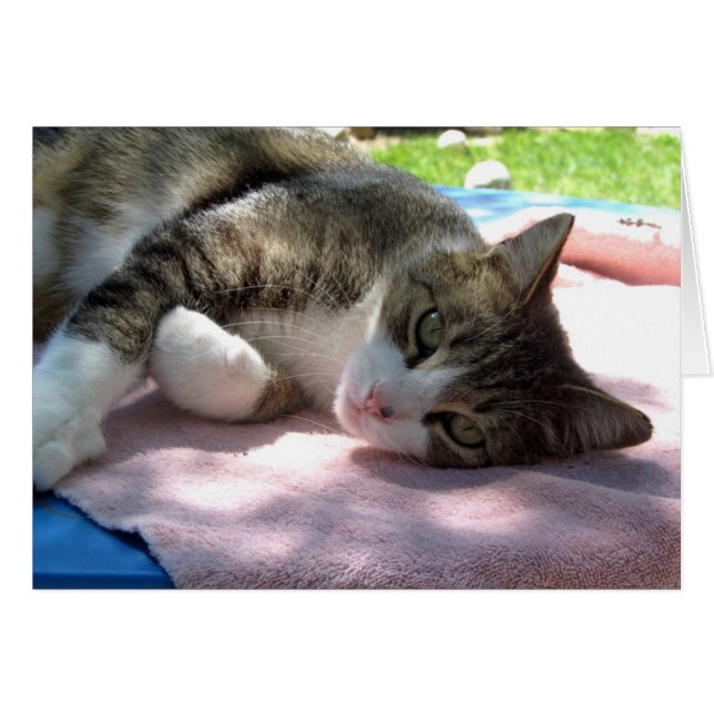 Big Boy auf Tabelle I Liebe You Card (Vorderseite (Horizontal))