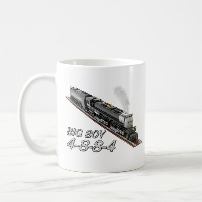 Big Boy Lokomotive-Doppelseitentasse Kaffeetasse (Links)