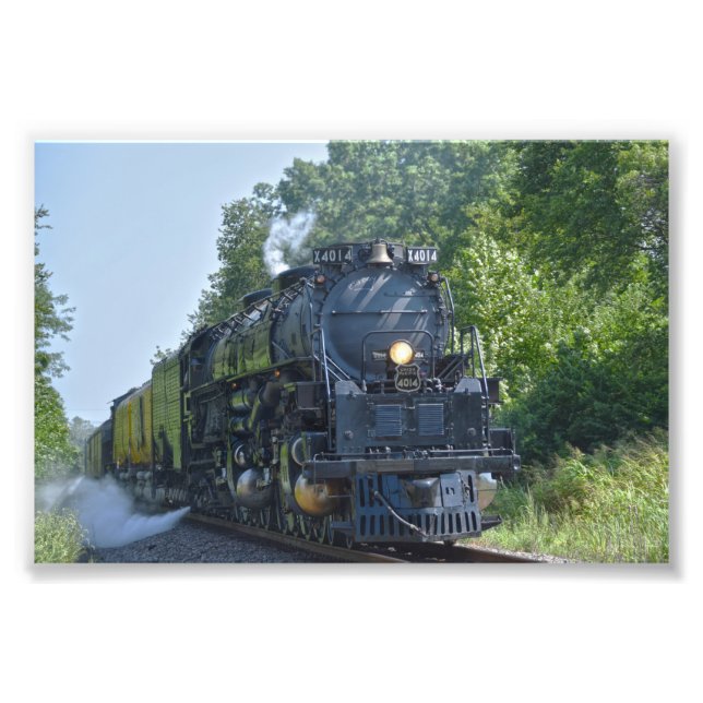 Big Boy No. 4014 Steam Locomotive Fotodruck (Vorne)