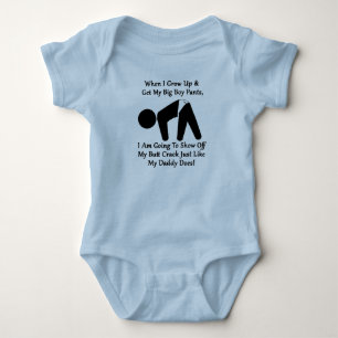 Big Boy Pants Baby Outfit Strampler
