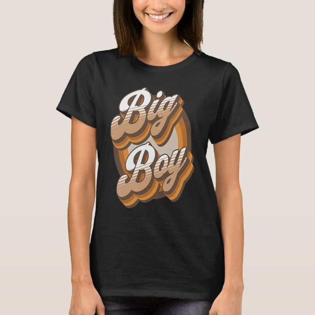 BIG BOY Retro Cool Melanin vibe T-Shirt (Vorderseite)