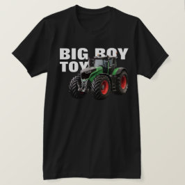 "Big Boy Toy" mit grünem Farm Traktor T-Shirt