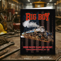Big Boy Vintag Steam Train American Locomotive