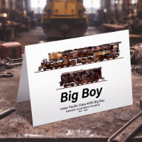 Big Boy Vintag Steam Train American Locomotive