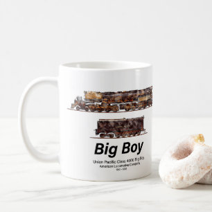 Big Boy Vintag Steam Train American Locomotive Kaffeetasse