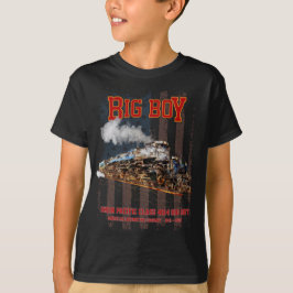 Big Boy Vintag Steam Train American Locomotive T-Shirt