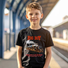 Big Boy Vintag Steam Train American Locomotive T-Shirt