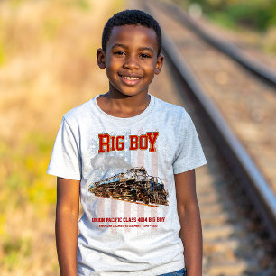 Big Boy Vintag Steam Train American Locomotive T-Shirt