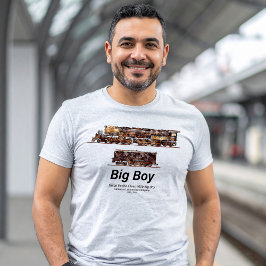 Big Boy Vintag Steam Train American Locomotive T-Shirt