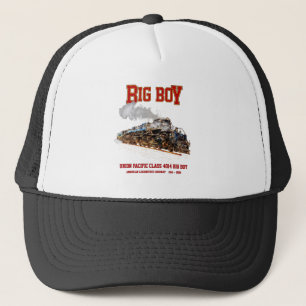 Big Boy Vintag Steam Train American Locomotive Truckerkappe