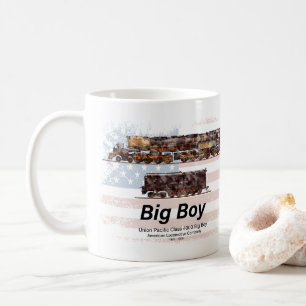 Big Boy Vintage-Dampflokomotive American Locomotiv Kaffeetasse