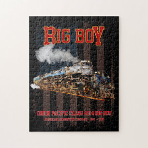 Big Boy Vintage-Dampflokomotive Amerikanische Loko Puzzle