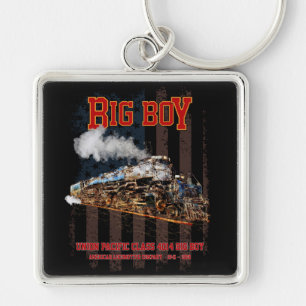 Big Boy Vintage-Dampflokomotive Amerikanische Loko Schlüsselanhänger