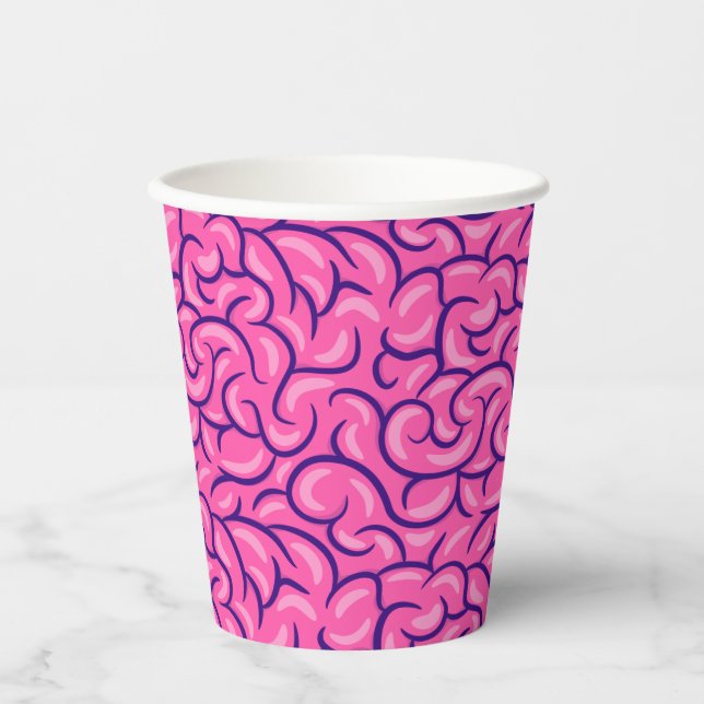 Big Brain Pappbecher (Vorderseite)