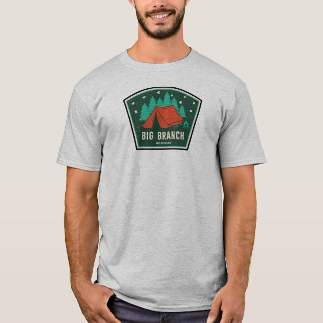 Big Branch Wilderness Vermont Camping T-Shirt (Vorderseite)
