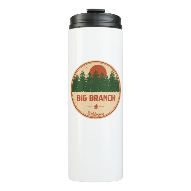 Big Branch Wilderness Vermont Thermosbecher (Vorderseite)
