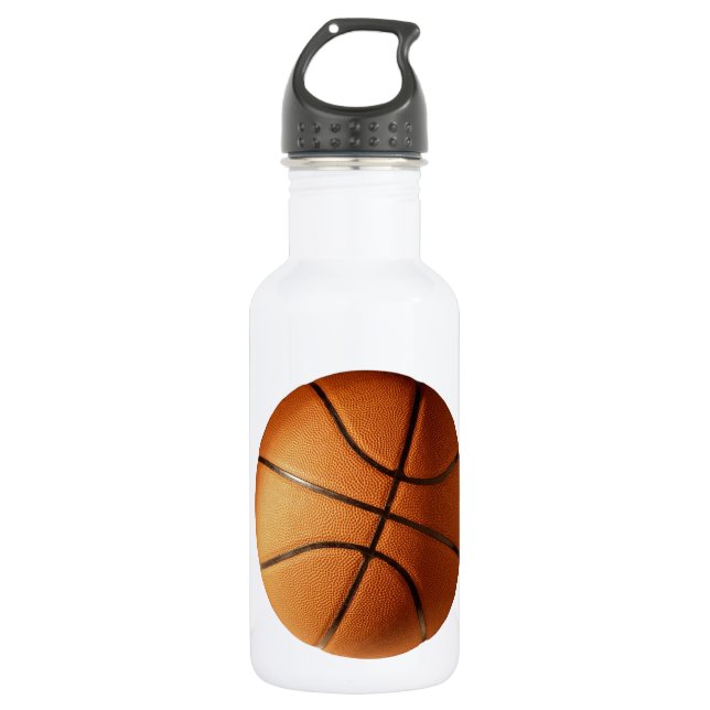Big Bright Orange Basketball, Trinkflasche (Vorderseite)