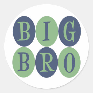 Big Bro-Aufkleber Runder Aufkleber