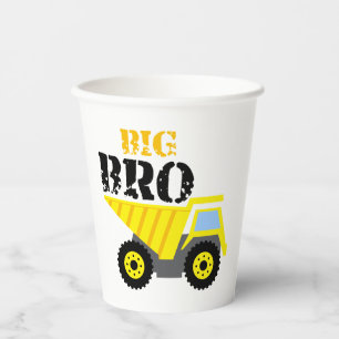 Big Bro Bau Gelber Sprungwagen Pappbecher