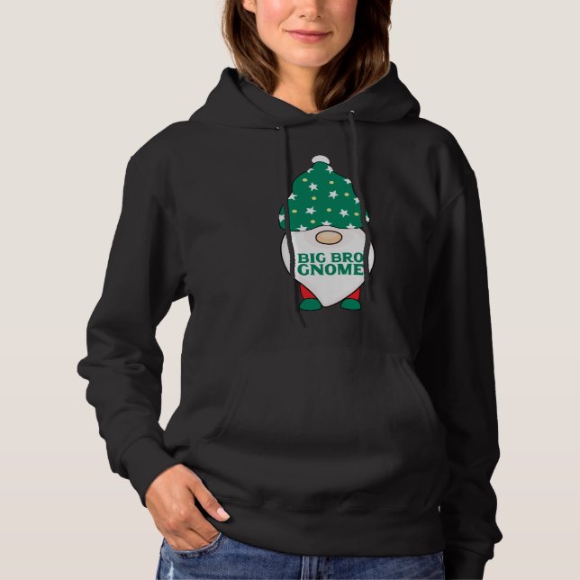 Big Bro Gnome Brother Gnomes Matching Christmas Pa Hoodie (Vorderseite)