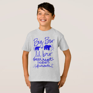 Big Bro Lil Bro Matching Bären Gaben T - Shirt