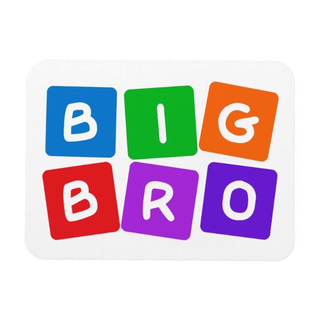Big Bro-Magnet Magnet (Horizontal)