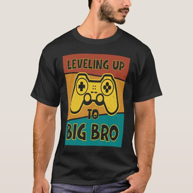 Big Bro Schwangerschaft Ankündigung Zukunft Big Br T-Shirt (Vorderseite)