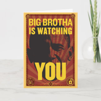 Big Brotha sieht dir Geburtstagskarte zu Karte