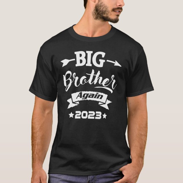 Big Brother 2023 Baby Announcement Boys Todd T-Shirt (Vorderseite)