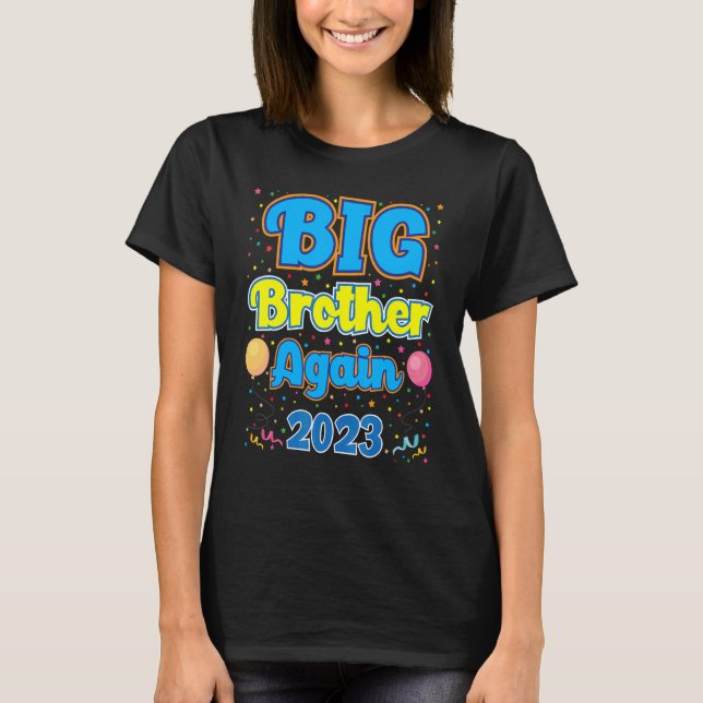 Big Brother 2023 Kinderankündigung für Jungen T-Shirt (Vorderseite)
