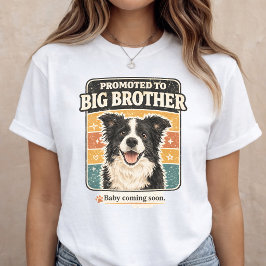 Big Brother Announcement Dog Baby Reveal T-Shirt
