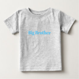 Big Brother, Anpassung mit Namen, Text Baby T-Shir T-shirt