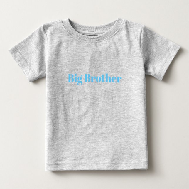 Big Brother, Anpassung mit Namen, Text Baby T-Shir T-shirt (Vorderseite)