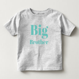 Big Brother aquamarine Briefe niedlich Kleinkind T-shirt