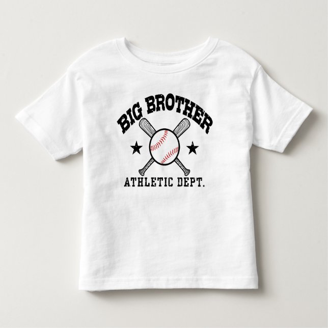 Big Brother Baseball Kleinkind T-shirt (Vorderseite)