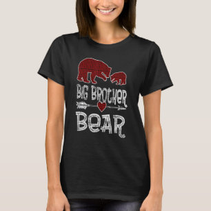 Big Brother Bear Buffalo Kariert Arrow Weihnachten T-Shirt