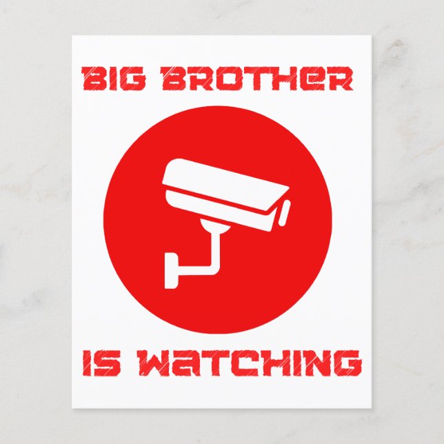 Big Brother beobachtet 1984 ingsoc (Vorderseite)