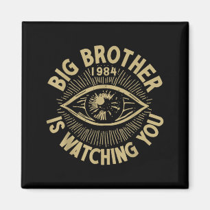Big Brother beobachtet dich Magnet
