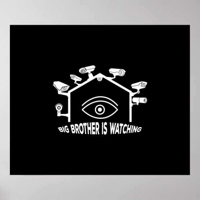Big Brother beobachtet Poster (Vorne)