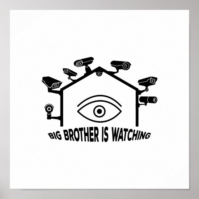 Big Brother beobachtet Poster (Vorne)