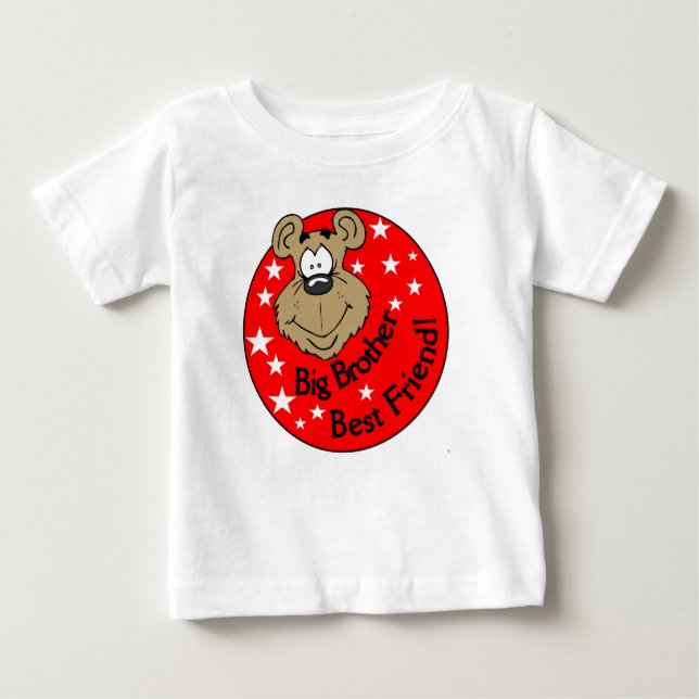 Big Brother Best Friend Baby T-shirt (Vorderseite)