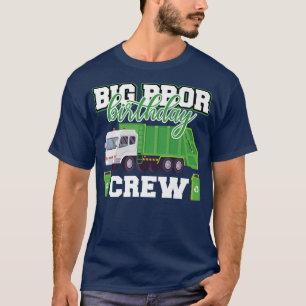 Big Brother Birthday Crew Garbage Truck Familienma T-Shirt