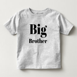 Big Brother Black Letters niedlich Kleinkind T-shirt