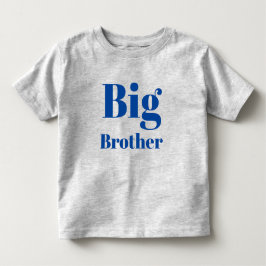 Big Brother Blue Buchstaben Kleinkind T-shirt