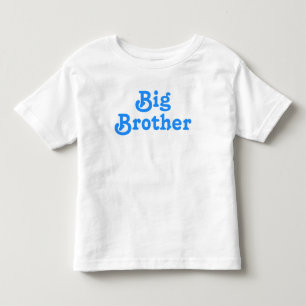 Big Brother Blue Typografie  Kleinkind T-shirt