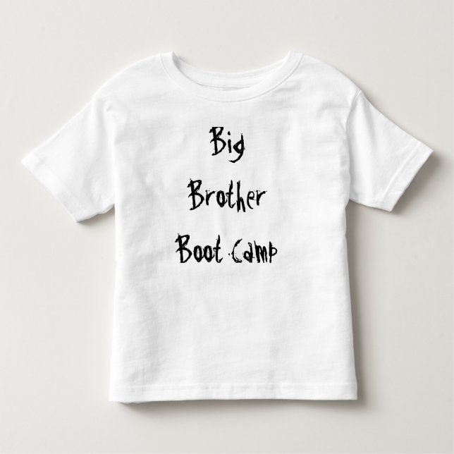 Big Brother Boot Camp Kleinkind T-shirt (Vorderseite)