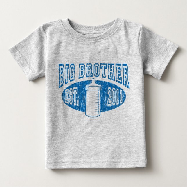 Big Brother Bottle gestört Baby T-shirt (Vorderseite)