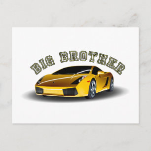 Big Brother Car Postkarte